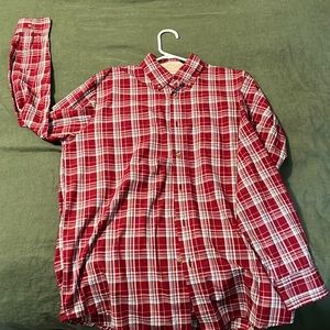 Men’s M long sleeve button up shirt.